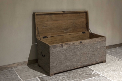 Rustieke oud houten kist | Porto | Large