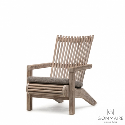 Teakhouten luxe loungestoel | Easy chair Orso by Gommaire